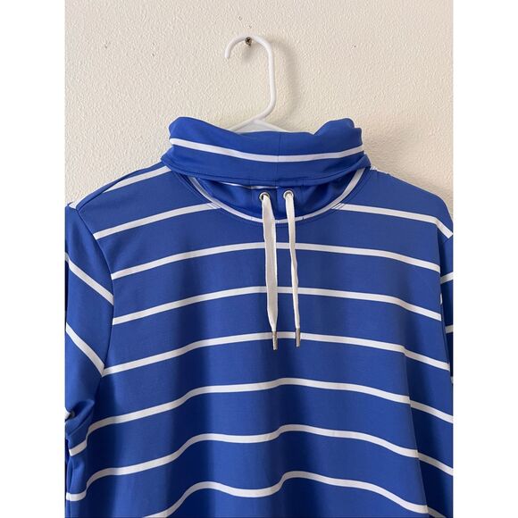 Polo Golf Ralph Lauren striped wicking long sleeve turtleneck size L - Picture 2 of 9